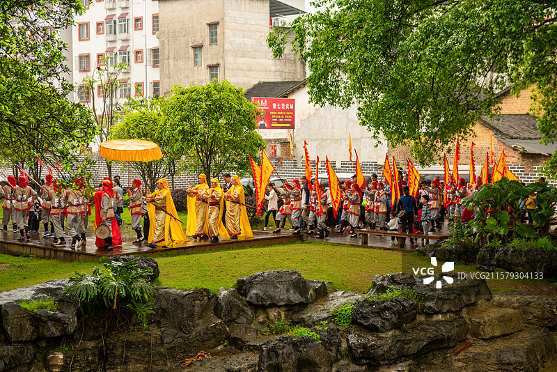 广西梧州蒙山县城实拍图片素材