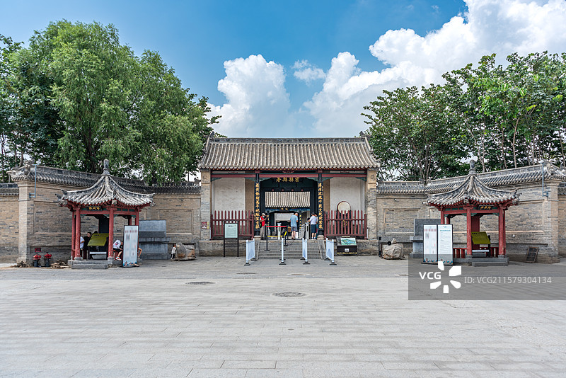 密县县衙，河南省郑州市新密市古建筑图片素材