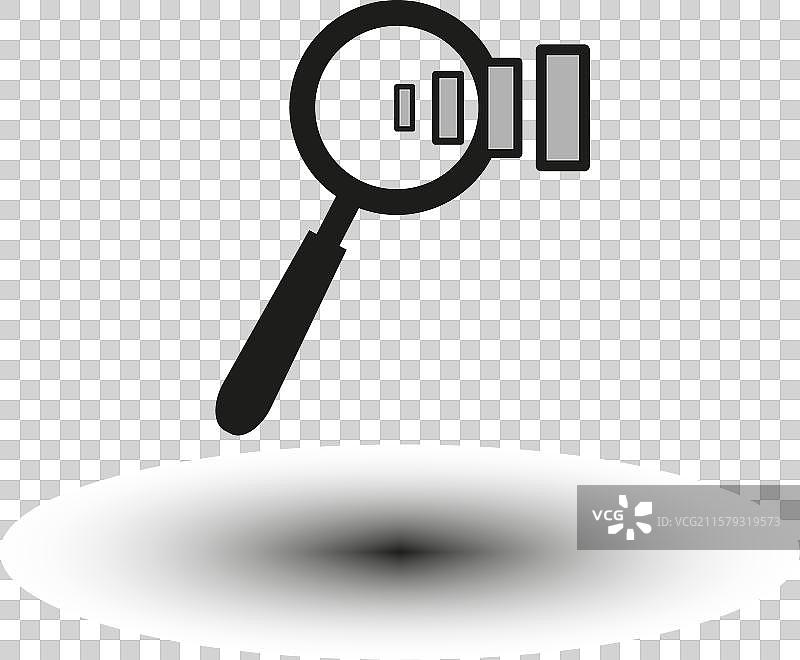 放大镜图标，缩放和搜索符号图片素材