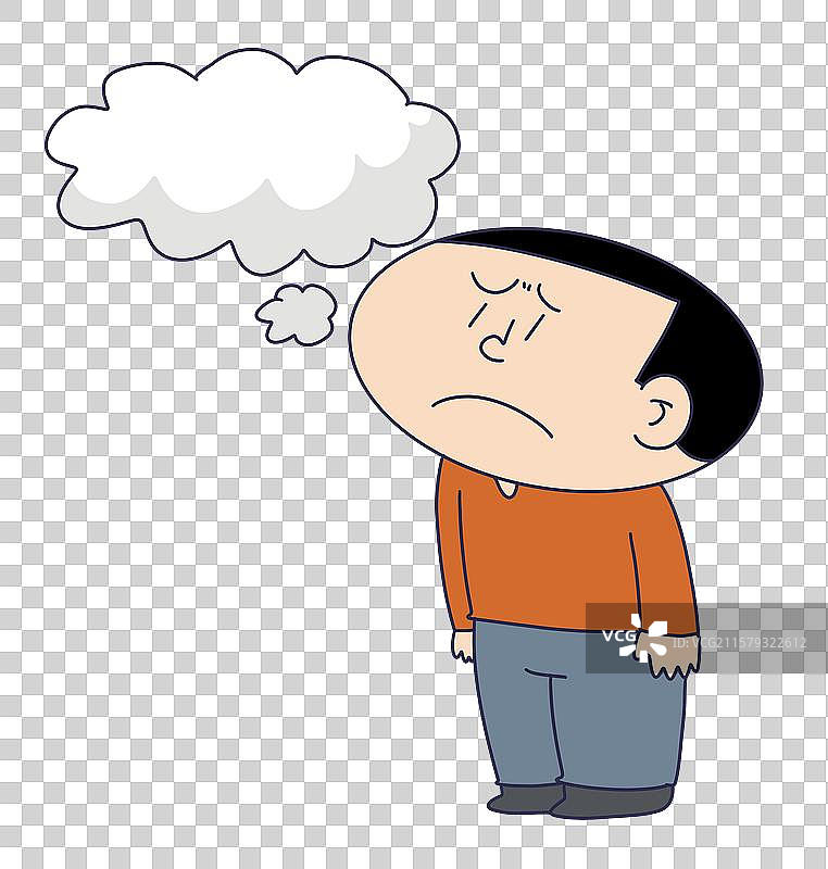 想象对话框，思考，想法的人物图片素材