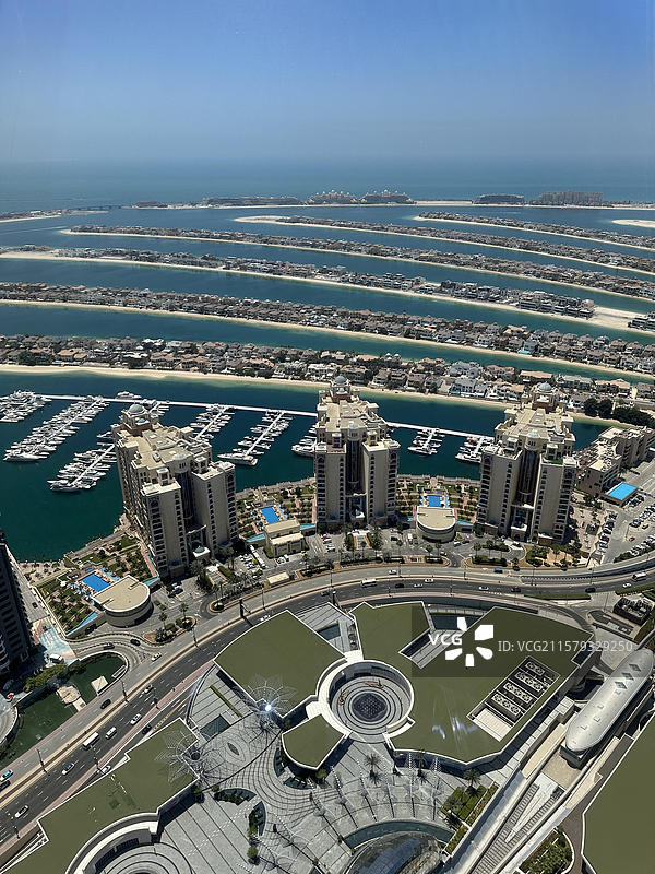 亚洲阿联酋迪拜哈利法塔｜棕榈岛图片素材