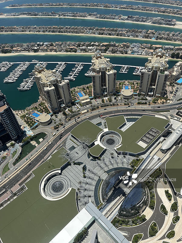 亚洲阿联酋迪拜哈利法塔｜棕榈岛图片素材