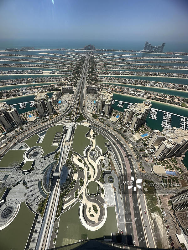 亚洲阿联酋迪拜哈利法塔｜棕榈岛图片素材