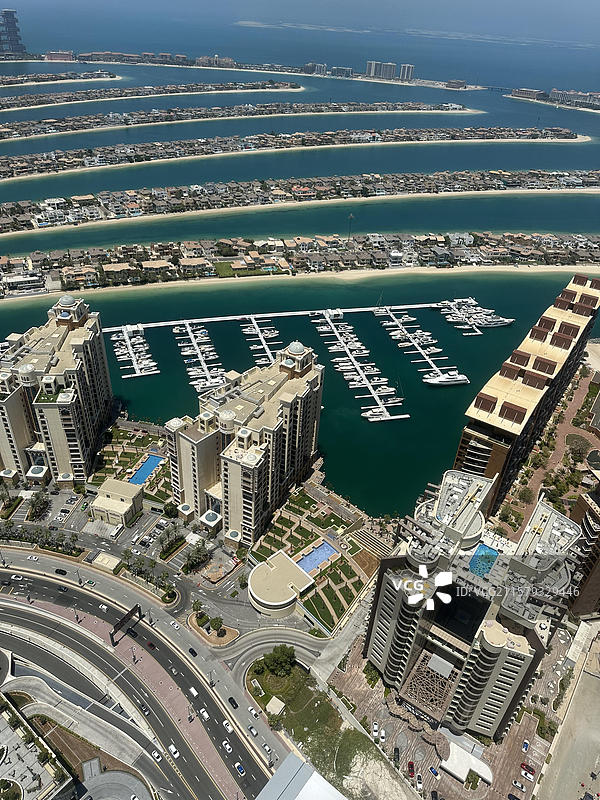 亚洲阿联酋迪拜哈利法塔｜棕榈岛图片素材