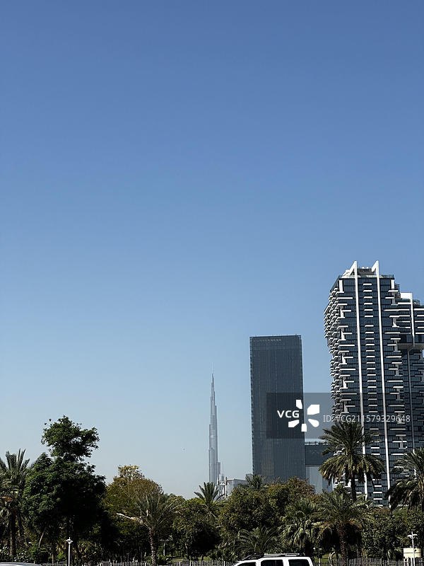 亚洲阿联酋迪拜哈利法塔｜棕榈岛图片素材