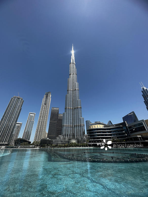 亚洲阿联酋迪拜哈利法塔｜棕榈岛图片素材