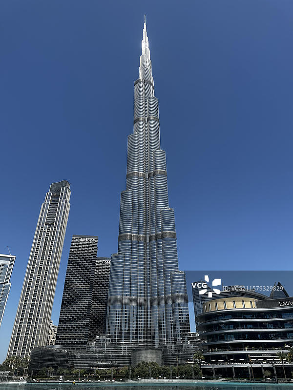 亚洲阿联酋迪拜哈利法塔｜棕榈岛图片素材