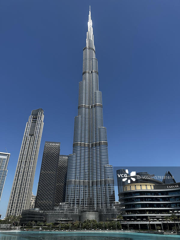 亚洲阿联酋迪拜哈利法塔｜棕榈岛图片素材