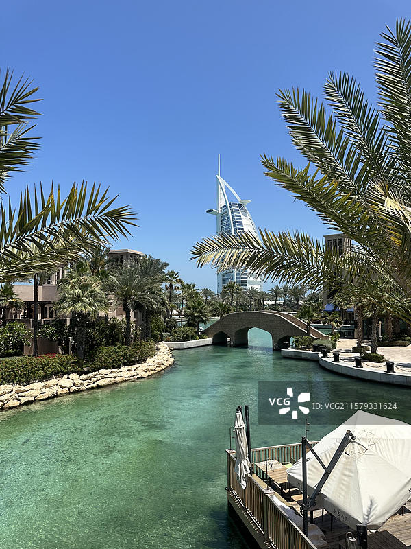 亚洲阿联酋迪拜哈利法塔｜棕榈岛图片素材