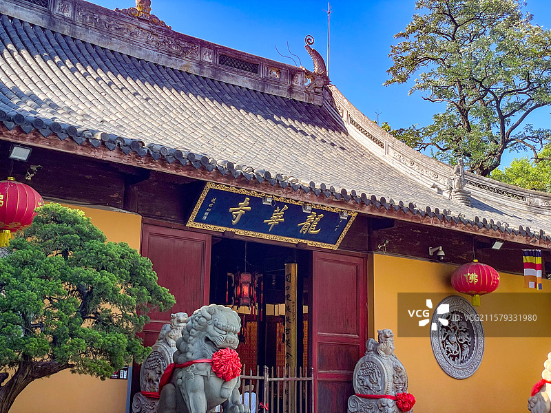 上海龙华寺图片素材