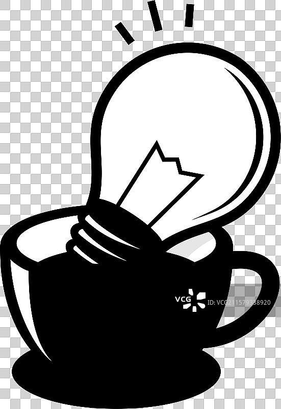 咖啡灯图片素材