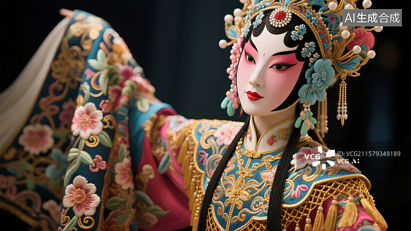 【AI数字艺术】戏曲人物图片素材