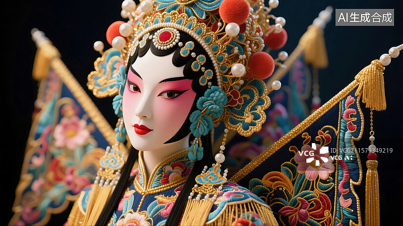 【AI数字艺术】戏曲人物图片素材