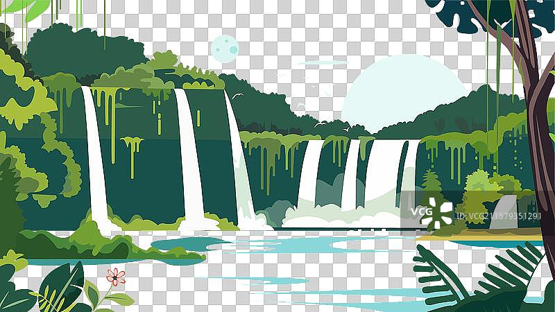 普利特维采湖：克罗地亚的自然奇观图片素材