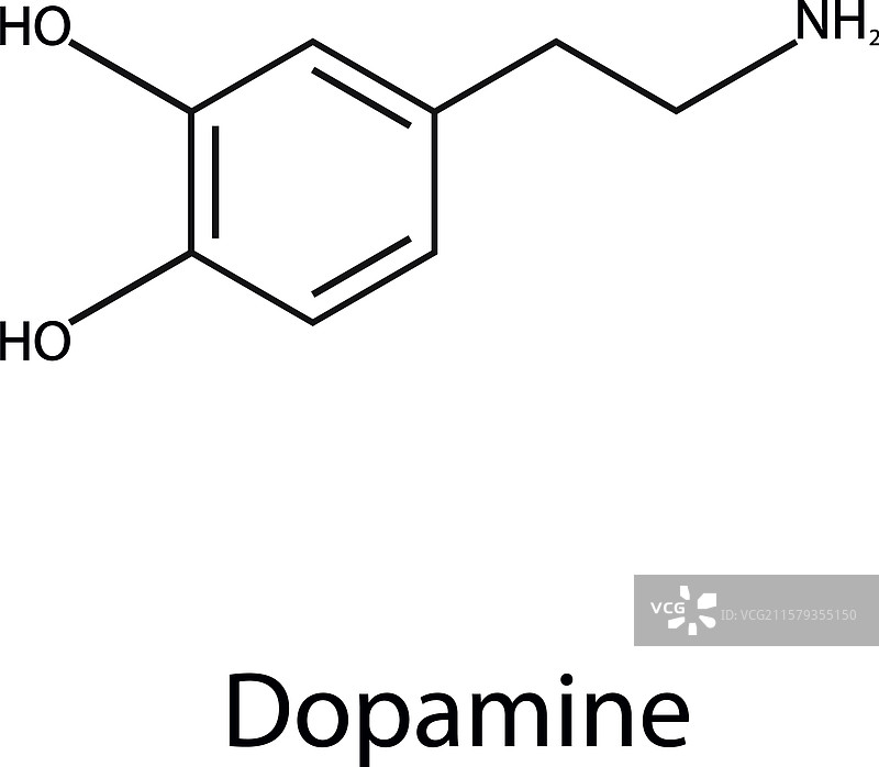多巴胺的化学式图片素材
