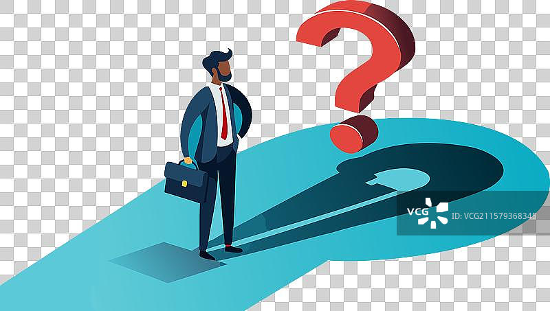 商业困境质疑未来的道路图片素材