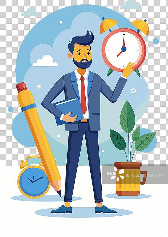 高效的商务经理图片素材