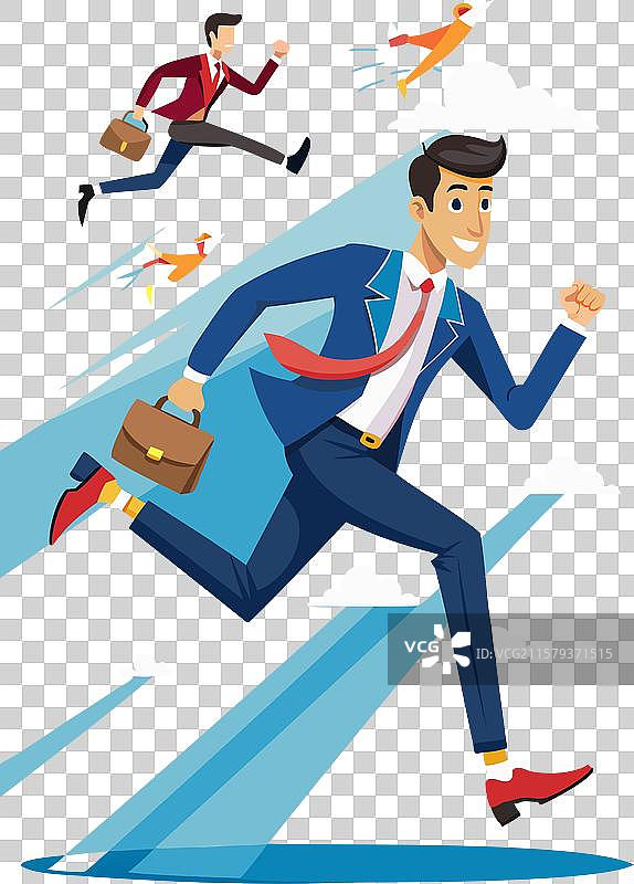 商业竞赛：创新跃进成功之路图片素材