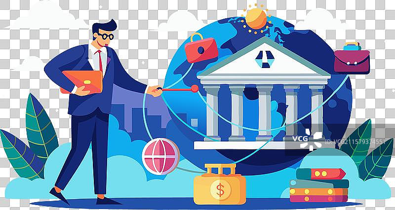 全球金融制裁对银行业的影响图片素材