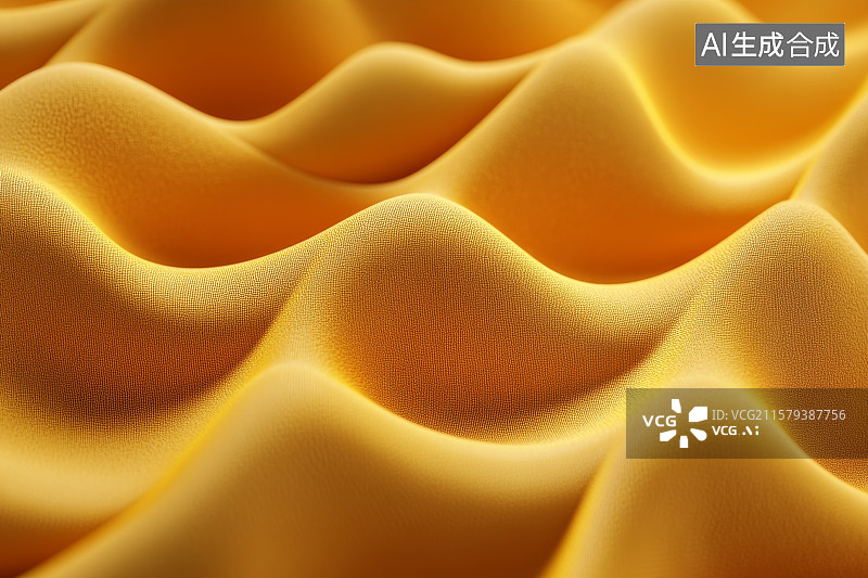 【AI数字艺术】金色波浪纹理背景图片素材