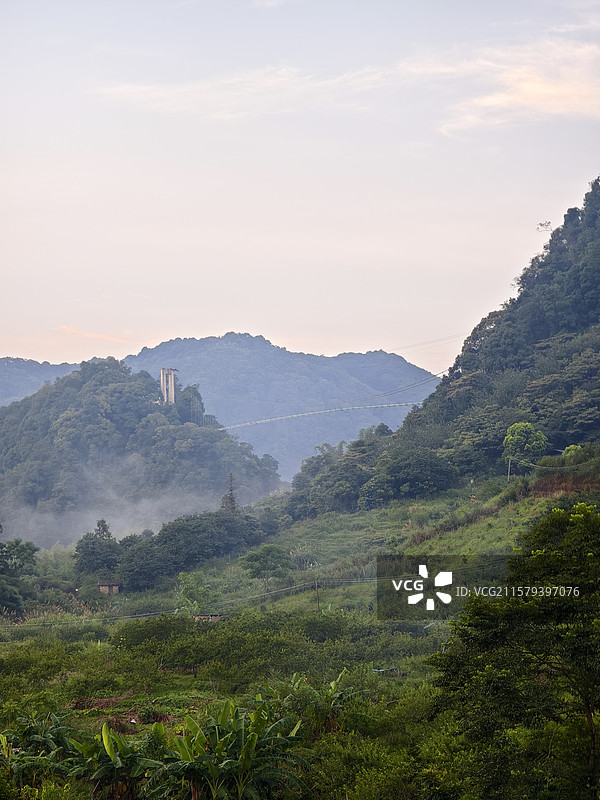 广州从化区良口镇溪头村下溪村图片素材