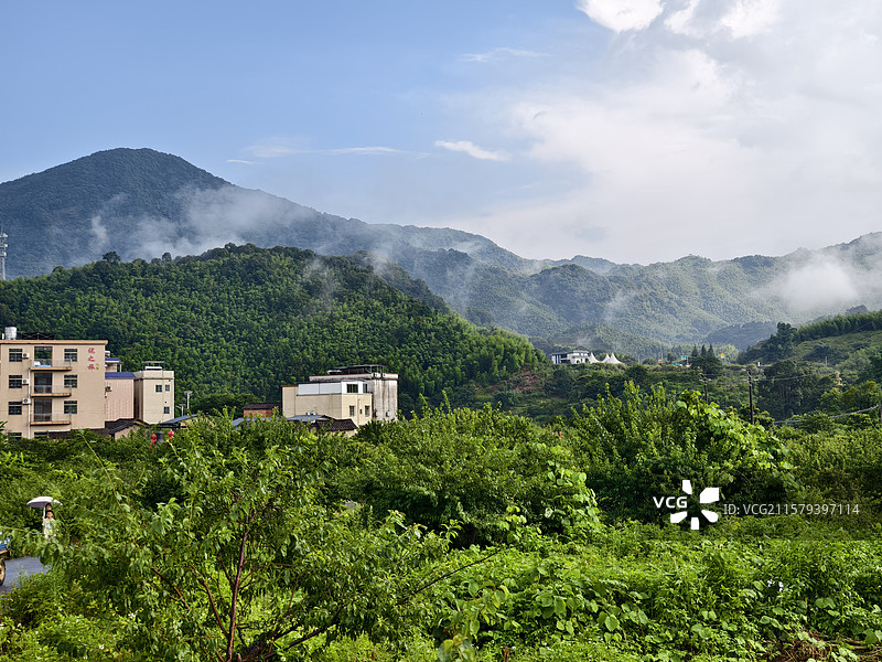 广州从化区良口镇溪头村下溪村图片素材