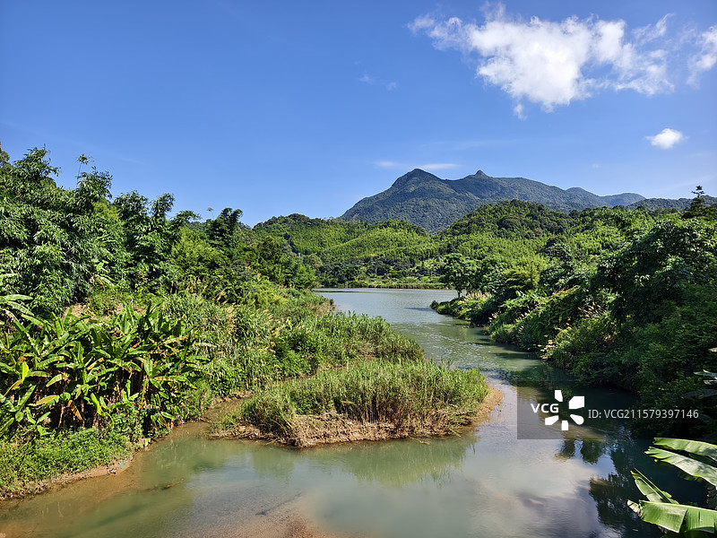 广州从化区良口镇溪头村下溪村图片素材