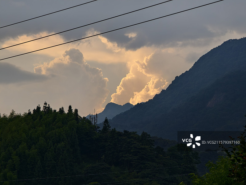 广州从化区良口镇溪头村下溪村图片素材