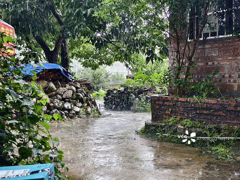 广州从化区良口镇溪头村下溪村图片素材