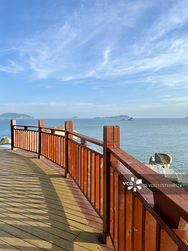夏天霞浦北礵岛可门日落大海观景平台图片素材