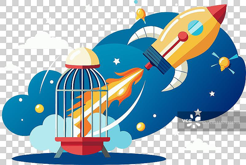 创意释放，想法起飞图片素材