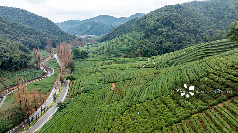 黄山市黟县南屏景区航拍图片素材