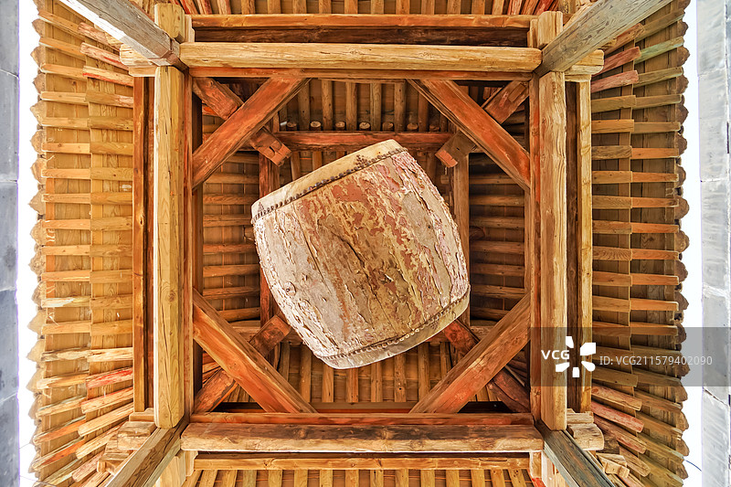 河北省张家口市蔚县蔚州玉皇阁鼓楼图片素材