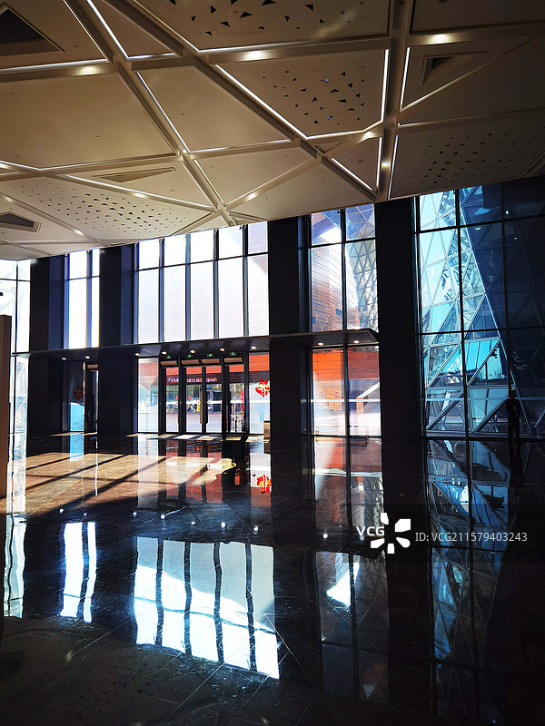 上海世博会博物馆风光系列之建筑内部景观.光影大厅图片素材