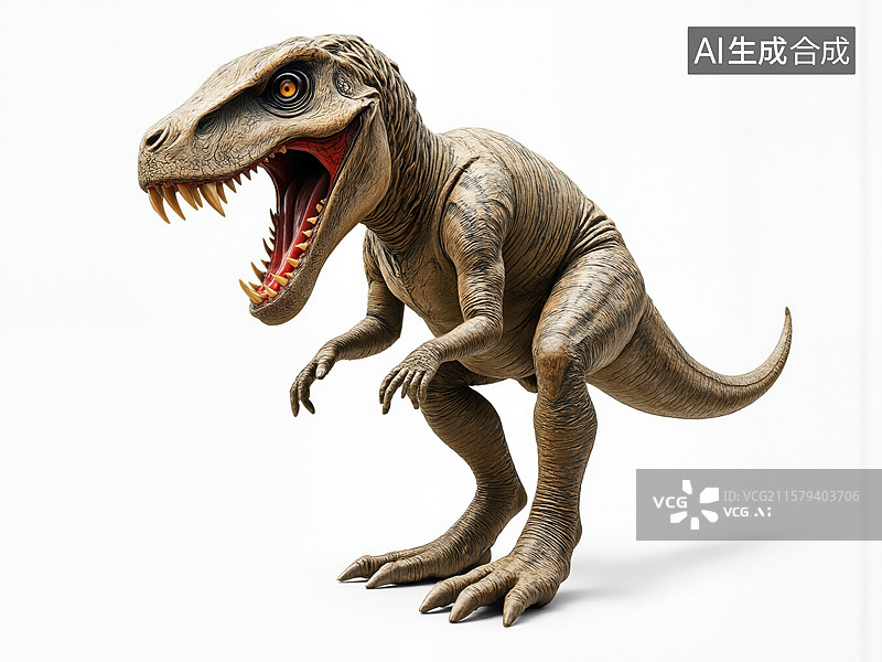 【AI数字艺术】恐龙模型展示图片素材