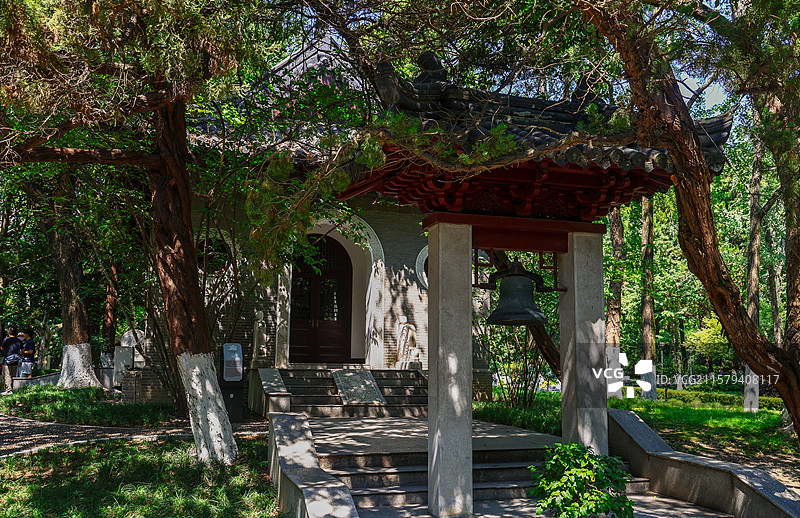 南京大学鼓楼校区百年校区夏季风光图片素材