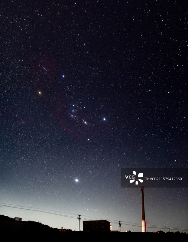 冬季银河 巴德环图片素材