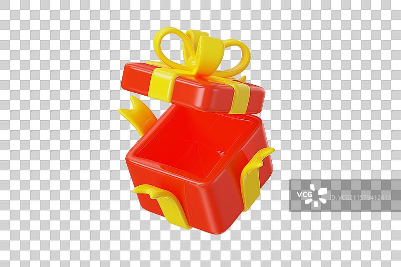 礼物礼盒三维插画图片素材