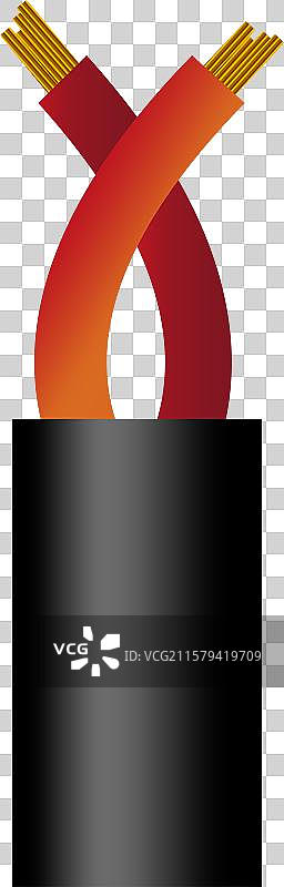 各种类型的电力电缆与电线图片素材