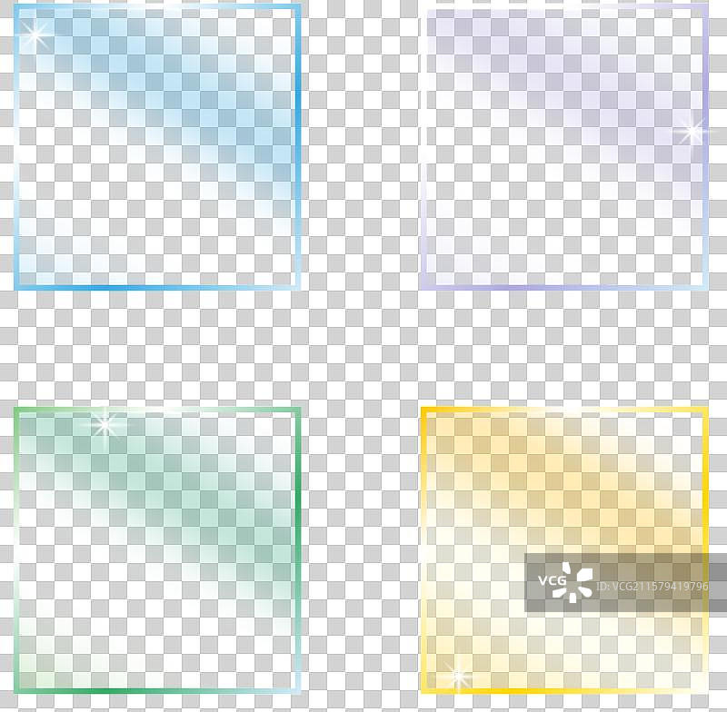 渐变色的3D图标集平面设计图片素材