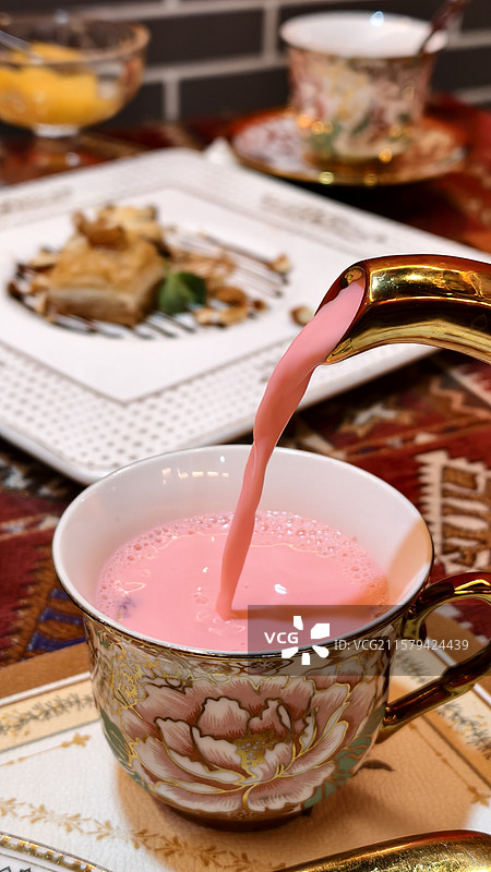 中东奶茶图片素材