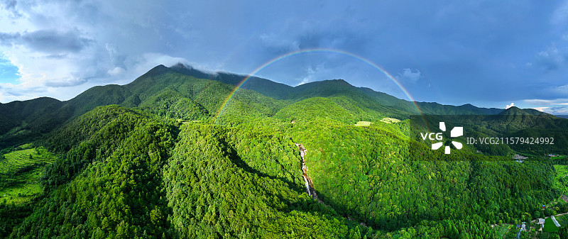 福建武平梁野山彩虹图片素材