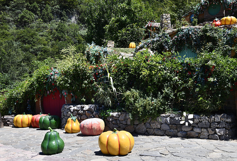 河南省焦作市峰林峡景区甜心小屋图片素材