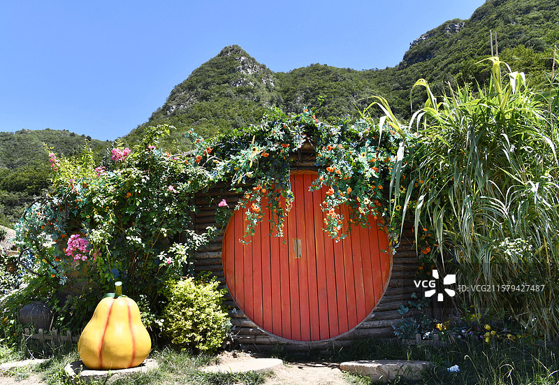 河南省焦作市峰林峡景区甜心小屋图片素材