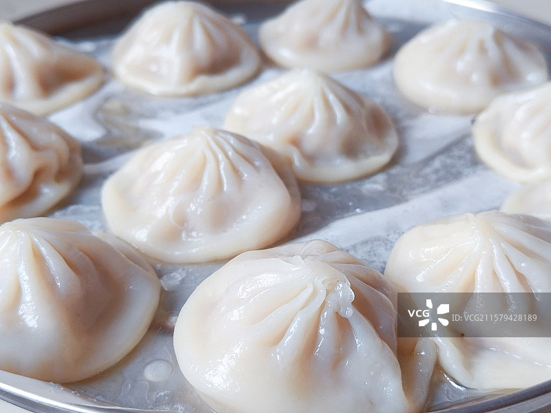 鲜肉小笼包图片素材
