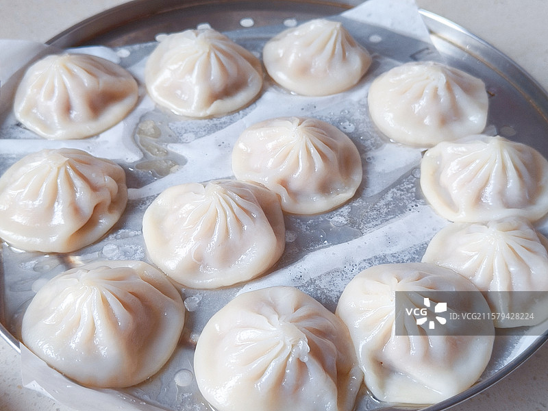 鲜肉小笼包图片素材