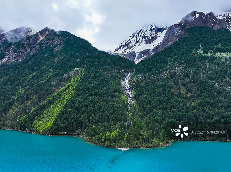 巴松措源头-新措图片素材