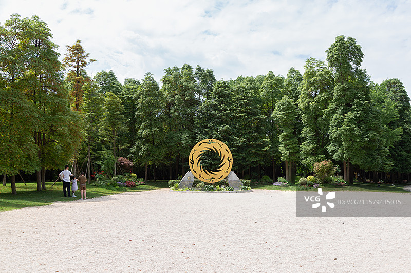 金沙遗址博物馆中国文化遗产标志太阳神鸟图片素材