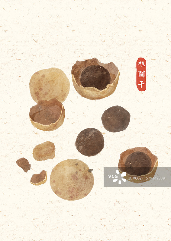 桂圆干图片素材