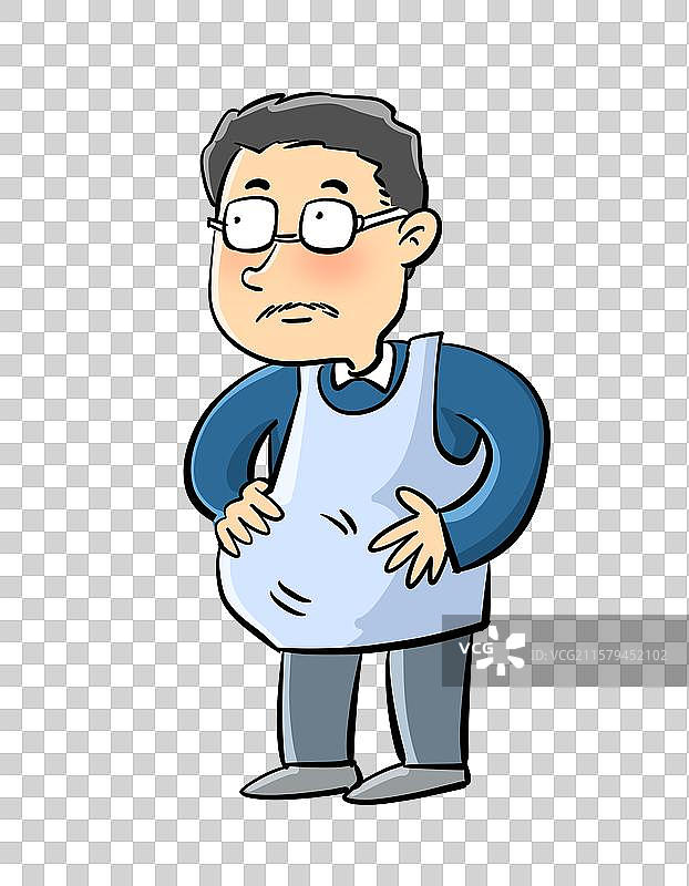 体验怀孕的男人图片素材